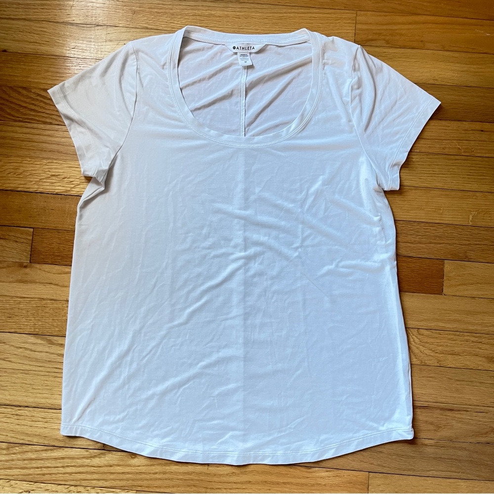Athleta Signature Rib Scoop Tee